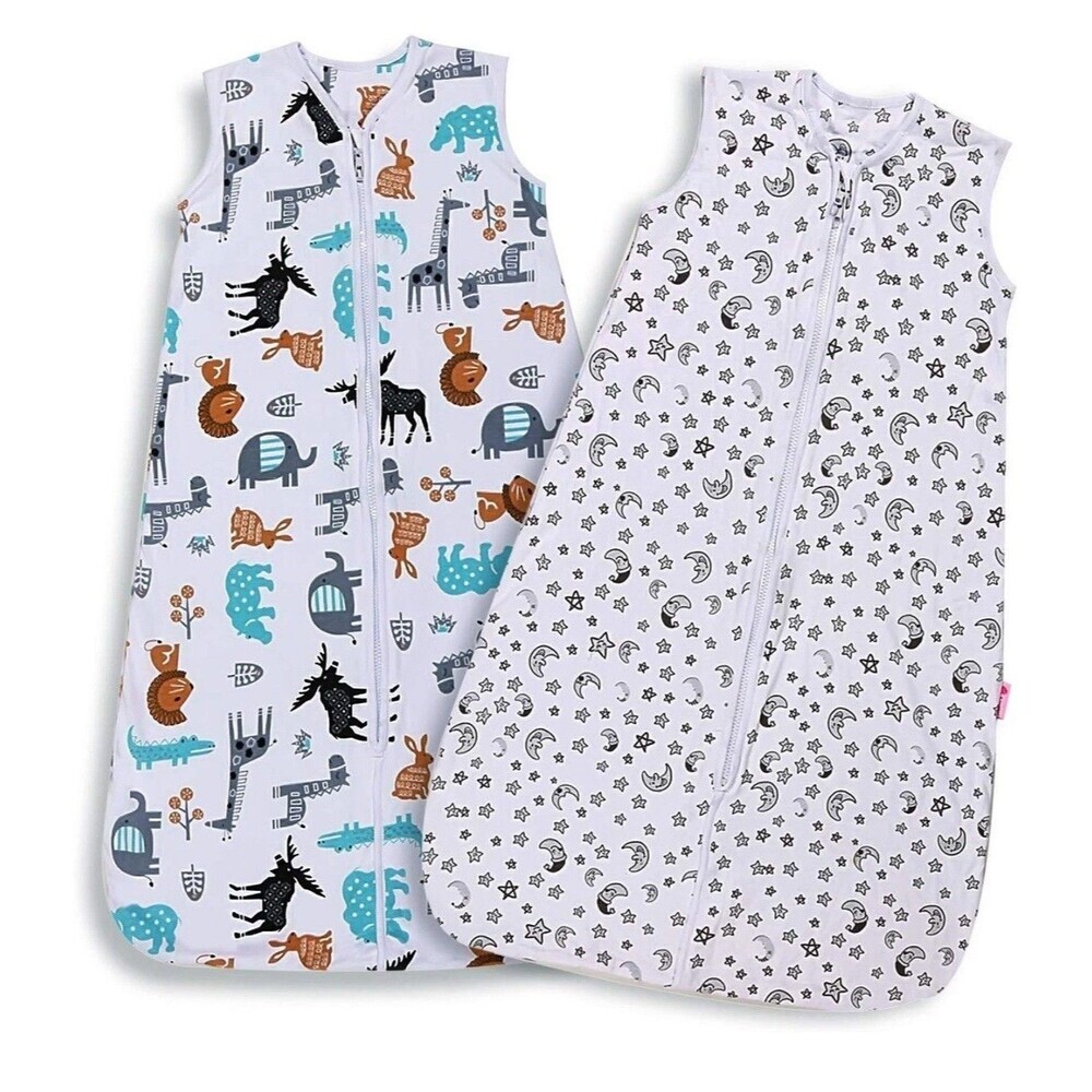 Lictin 2 Pack Baby Sleep Sack 18-36 Months Toddler 0.5 Tog Sleeping NEW IN BOX